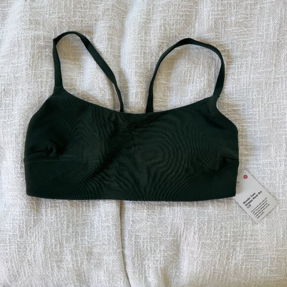 *NWT* Lululemon Wunder Train Strappy Racer Bra C/D Cup - Legacy Green - Picture 3 of 4